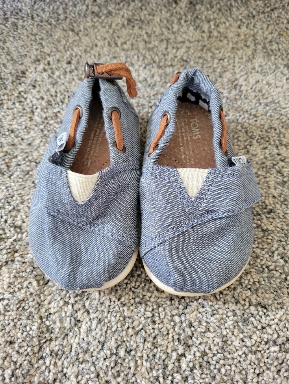 Toms sneakers size 2 baby